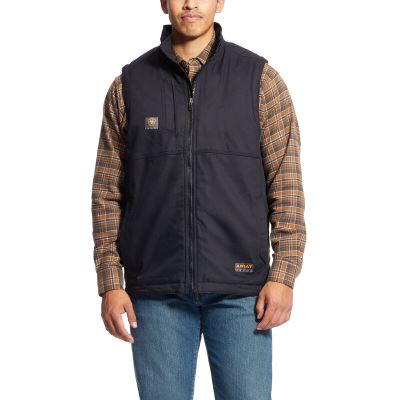 Ariat Rebar DuraCanvas - Gilet Zwart Heren - 19825-426